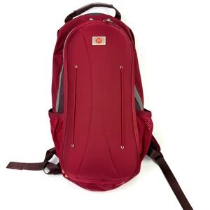 Merrell‎ Backpack Dark Red Canvas Hard Shell Hiking Medium Unisex Outdoor
